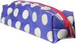 Purple and White Polka Dot Pencil Case