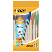 Bic Cristal Medium Ballpoint Pens - 10 Pack