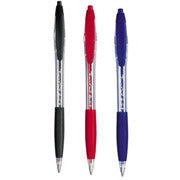 Bic Atlantis Ball Point Pen - 3 pack - Assorted Colours